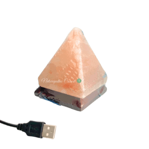 Lampade di sale rosa dell’Himalaya USB - Piramide